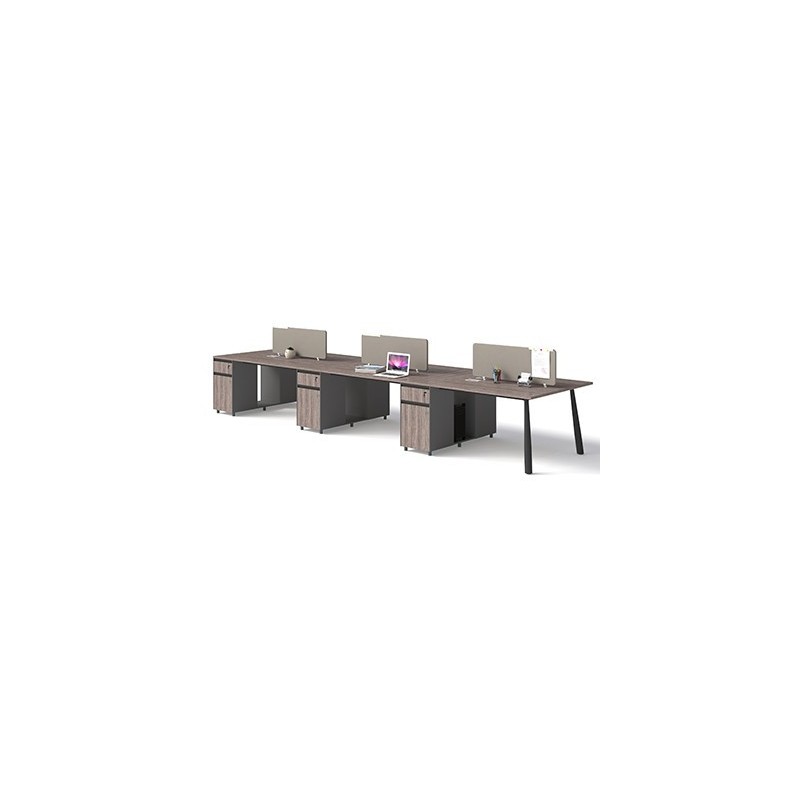 Working Desk 1911B12-6H | Large Collaborative Desk Working Desk 1911B12-6H | Large Collaborative Desk