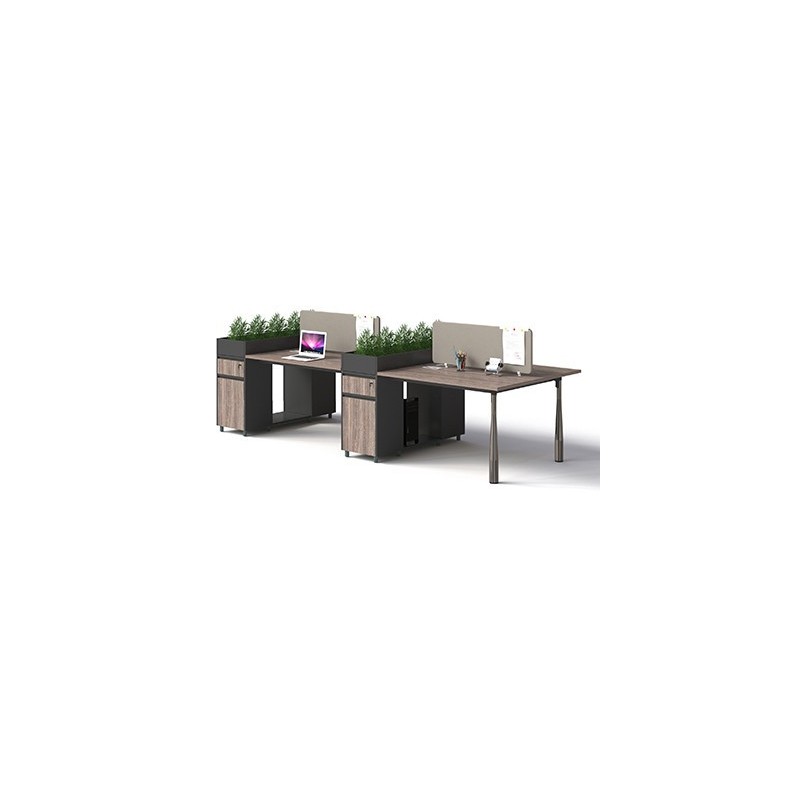 Working Desk 1912B12-4H | Multi-User Office Desk Working Desk 1912B12-4H | Multi-User Office Desk