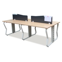 Working Desk 1903B12-4 | Collaborative Team Desk