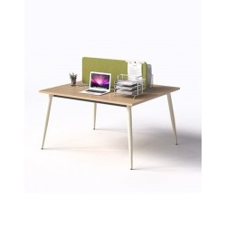 Working Desk 1907B12-2 | Dual Station Office Desk