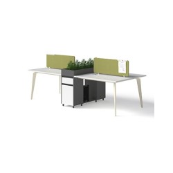 Working Desk 1910B24-2H | Ergonomic Shared Workspace