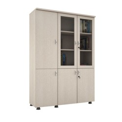 Modern Tall Cabinet SM8550 | Stylish Office Storage
